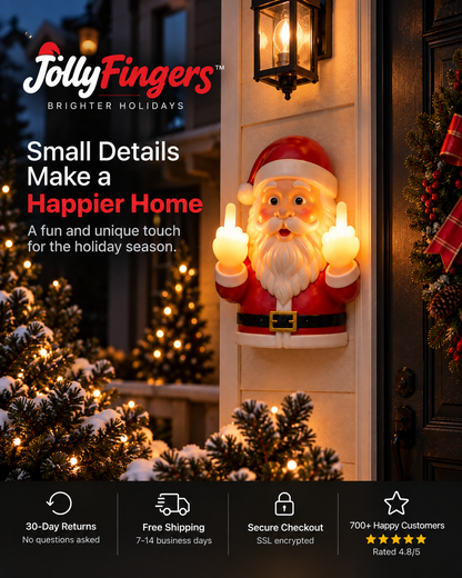 JollyFingers™ Naughty Santa Lamp